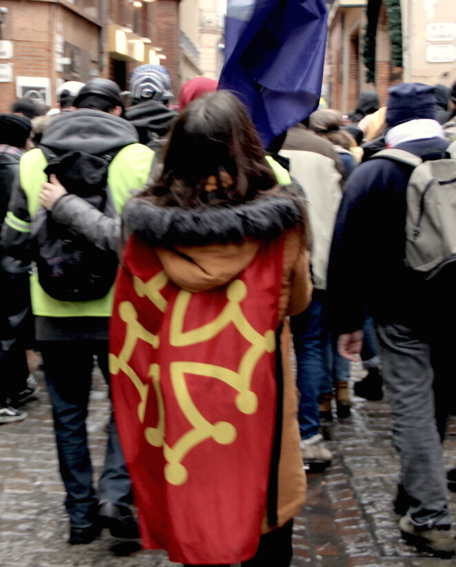 Samedi 2 février à Toulouse, lors de l'acte XII des gilets jaunes. © MR Samedi 2 février à Toulouse, lors de l'acte XII des gilets jaunes. © MR