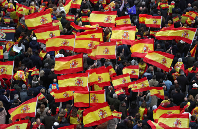 Dimanche 10 février 2019 à Madrid © Reuters / Sergio Perez. Dimanche 10 février 2019 à Madrid © Reuters / Sergio Perez.
