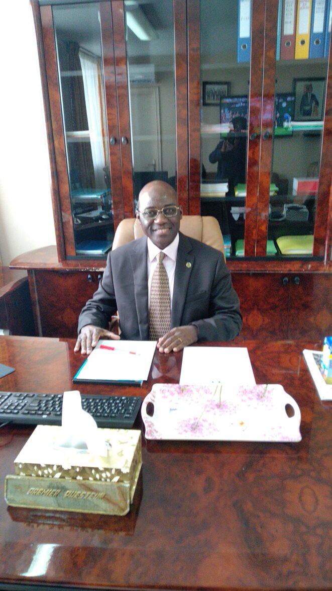 Gabon - Conseil économique, social et environnemental (CESE), Daladier-Hubert Minang Fils, 1er Questeur de la 3ème Assemblée de la république Gabon - Conseil économique, social et environnemental (CESE), Daladier-Hubert Minang Fils, 1er Questeur de la 3ème Assemblée de la république