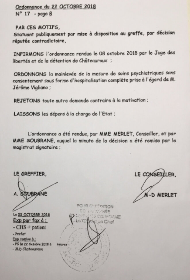 Ordonnance Contredisant Les Accusations Contre Moi de M. Berberian - Cour d'Appel Ordonnance Contredisant Les Accusations Contre Moi de M. Berberian - Cour d'Appel