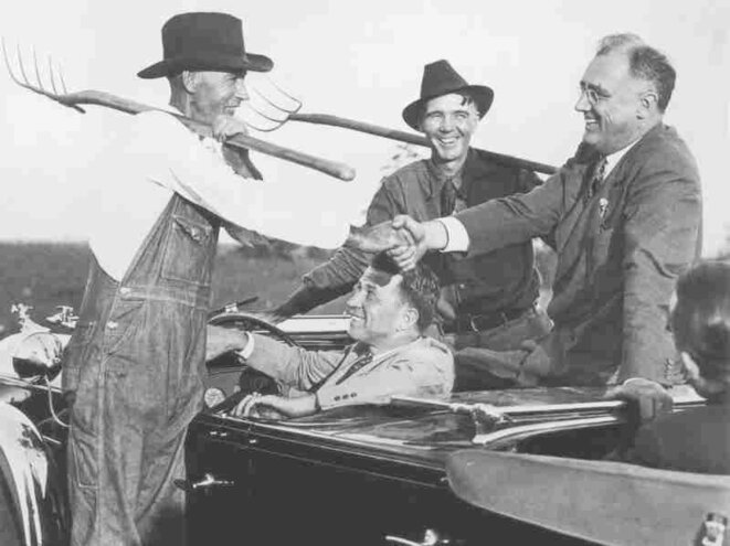 Franklin Delano Roosevelt, en 1932. © DR Franklin Delano Roosevelt, en 1932. © DR