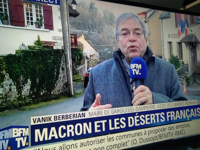 Vanik Berberian sur BFMTV - Photo Nicolas V Vanik Berberian sur BFMTV - Photo Nicolas V