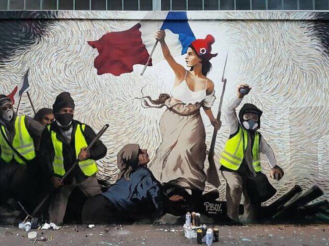 La liberté guidant le peuple jaune! La liberté guidant le peuple jaune!