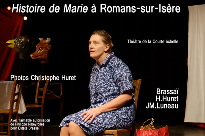 Hélène Huret est Marie à Romans-sur-Isère © Photo : Christophe Huret Hélène Huret est Marie à Romans-sur-Isère © Photo : Christophe Huret