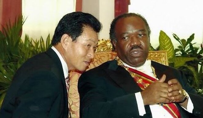Park-Sang -Chul et M. Ali Bongo Ondimba Park-Sang -Chul et M. Ali Bongo Ondimba
