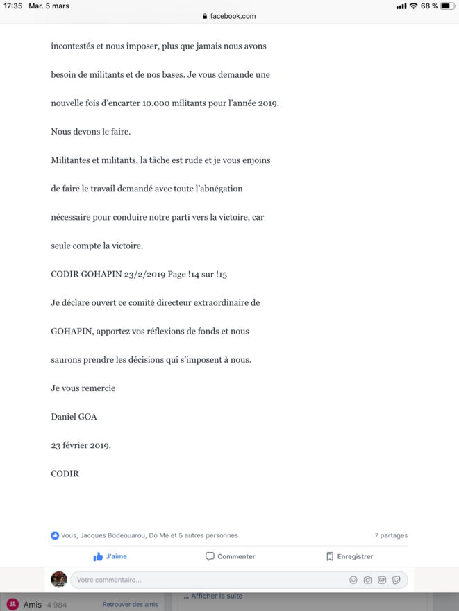 GOHAPIN CODIR. 23.02 (1/21) GOHAPIN CODIR. 23.02 (1/21)