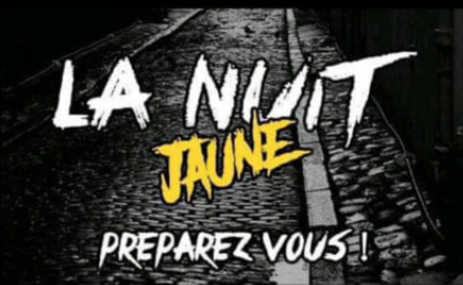 Capture d'écran d'une image partagée par plusieurs gilets jaunes considérés comme faisant parti de la mouvance de l'ultradroite. © DR Capture d'écran d'une image partagée par plusieurs gilets jaunes considérés comme faisant parti de la mouvance de l'ultradroite. © DR