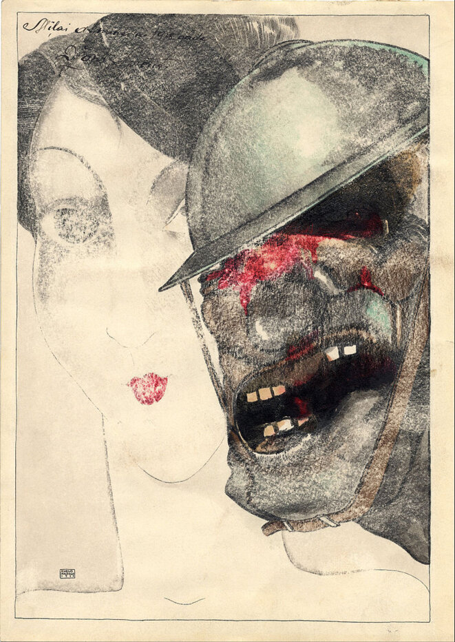 « Memento From 1918. John Yperite » évoquant les blessures de guerre de la première mondiale. © Kārlis Padegs « Memento From 1918. John Yperite » évoquant les blessures de guerre de la première mondiale. © Kārlis Padegs
