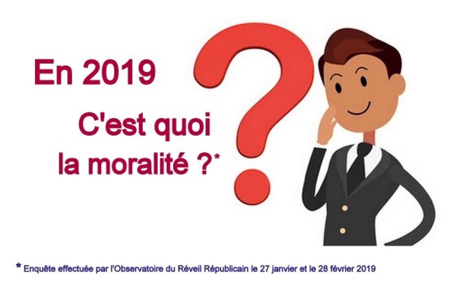 En 2019, c'est quoi la moralité ?