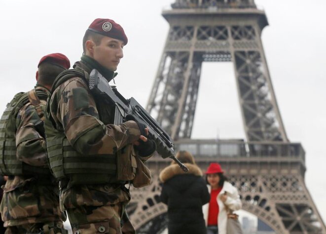 Militaires, opération Sentinelle. © Reuters