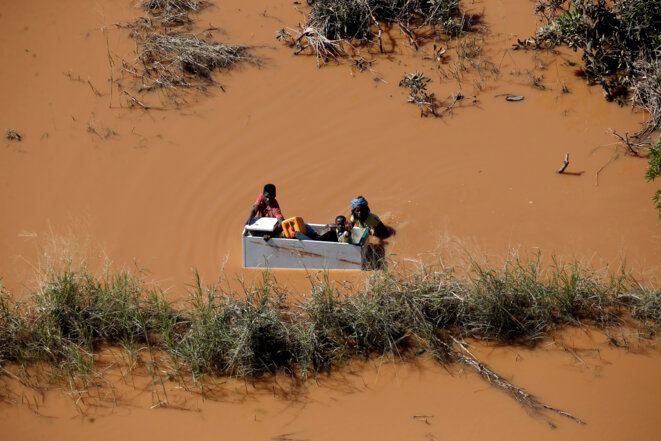 Durant le cyclone Idai, au Mozambique, le 21 mars 2019. © Reuters Durant le cyclone Idai, au Mozambique, le 21 mars 2019. © Reuters