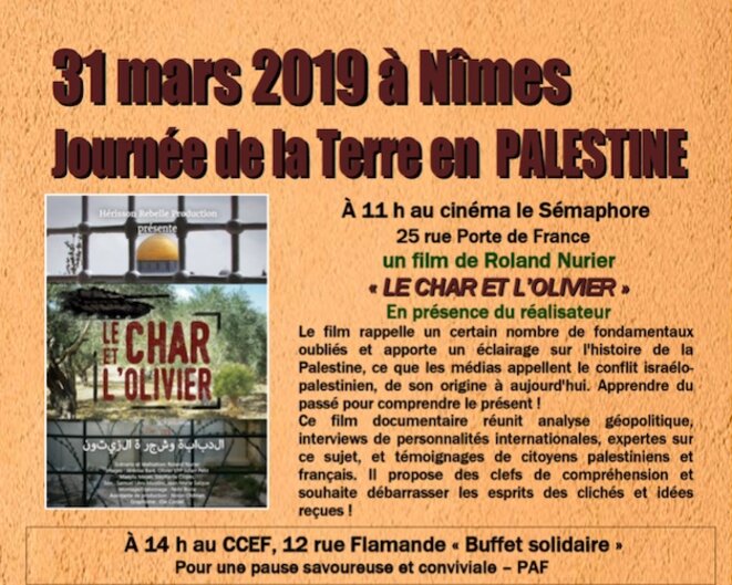 LE CHAR ET L’OLIVIER FILM DOCU DE ROLAND NURIER - À 11H AU CINÉMA LE SÉMAPHORE - 25, PORTE DE FRANCE À NÎMES © EXEQUATUR AFPS NÎMES - E’M.C. LE CHAR ET L’OLIVIER FILM DOCU DE ROLAND NURIER - À 11H AU CINÉMA LE SÉMAPHORE - 25, PORTE DE FRANCE À NÎMES © EXEQUATUR AFPS NÎMES - E’M.C.