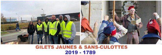 Gilets Jaunes et Sans-Culottes