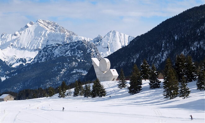 Le monument de Gilioli © OT Annecy Le monument de Gilioli © OT Annecy