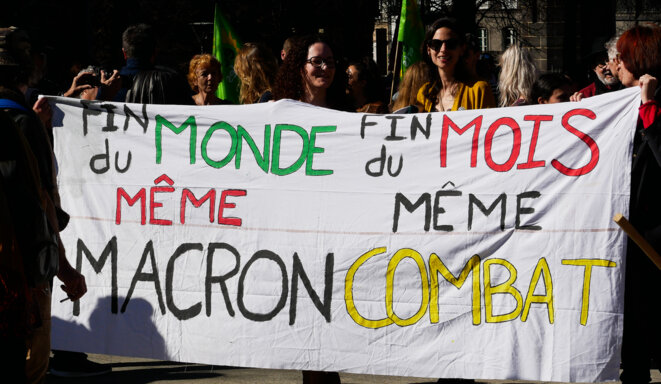 FIn du monde pas à l'ordre du jour mais fin du mois, tous les mois. © Georges FIn du monde pas à l'ordre du jour mais fin du mois, tous les mois. © Georges