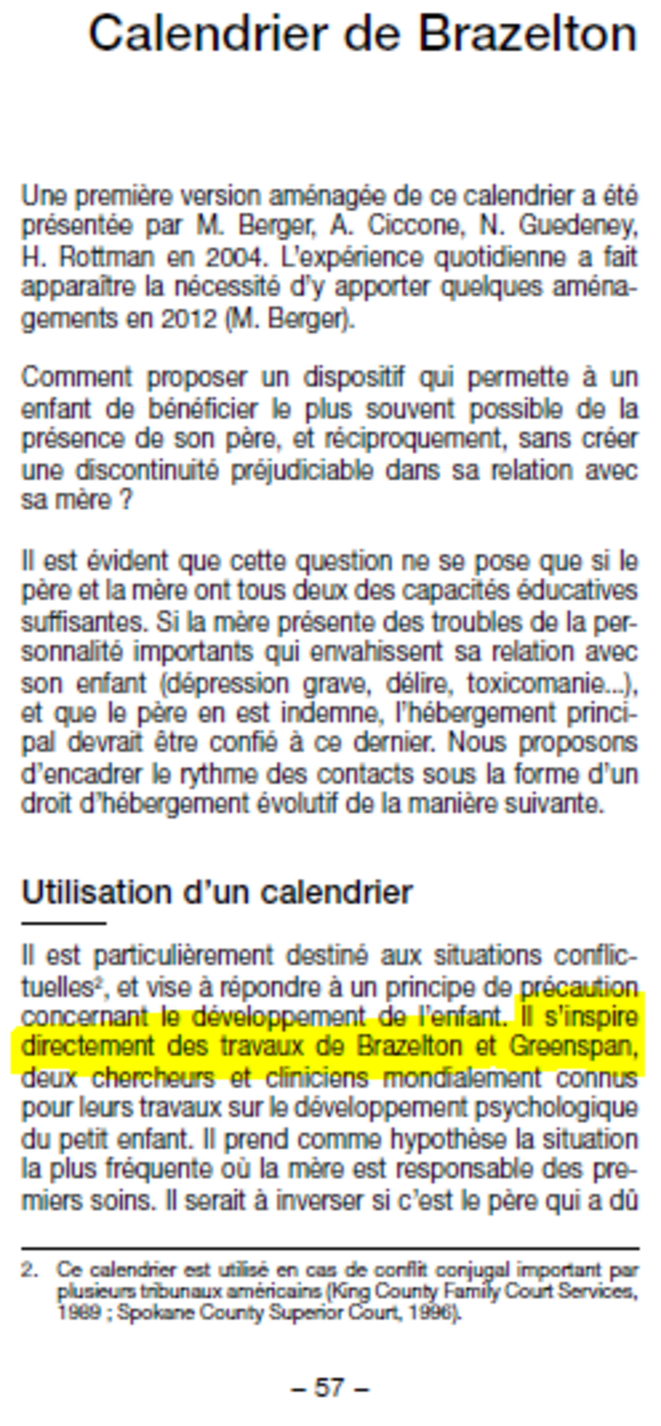 Les besoins de l'enfant - page 57 © Maurice Berger et Christine Frisch-Desmarez Les besoins de l'enfant - page 57 © Maurice Berger et Christine Frisch-Desmarez