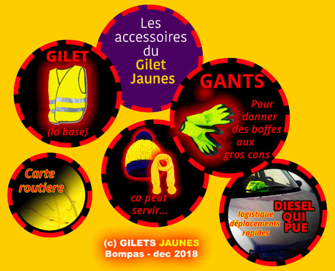 Propagande Facebook Gilets Jaunes Avignon Sud Bonpas