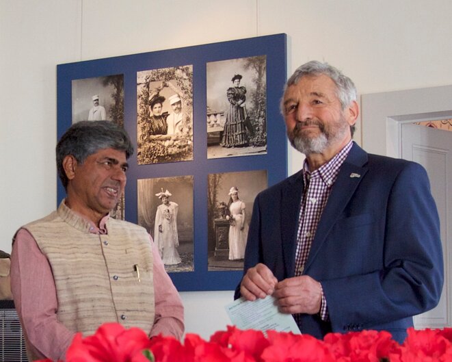 Rajagopal et Daniel Rossellat, Syndic de Nyon, le 16 mars 2019 © Michel Baumann Rajagopal et Daniel Rossellat, Syndic de Nyon, le 16 mars 2019 © Michel Baumann