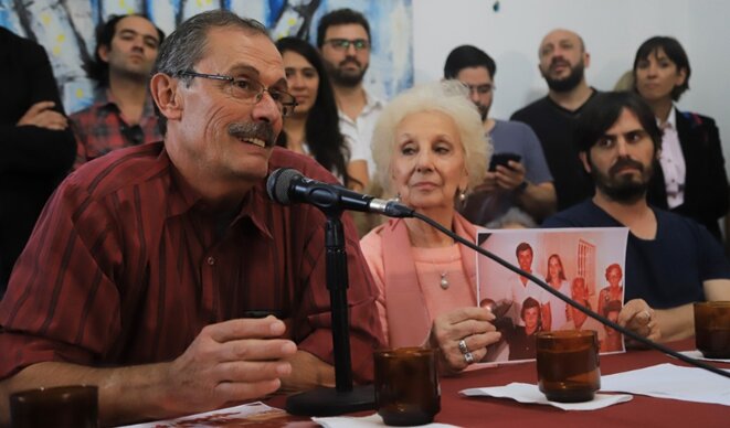 Conférence de presse au siège des Grands-mères © Noticias Argentina Conférence de presse au siège des Grands-mères © Noticias Argentina