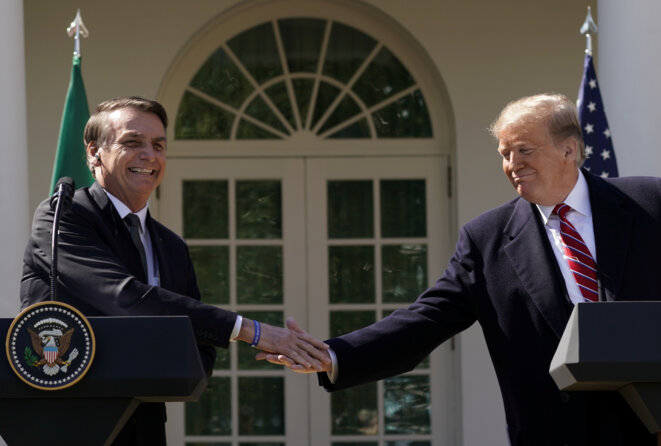 Jair Bolsonaro et Donald Trump le 19 mars © Reuters Jair Bolsonaro et Donald Trump le 19 mars © Reuters
