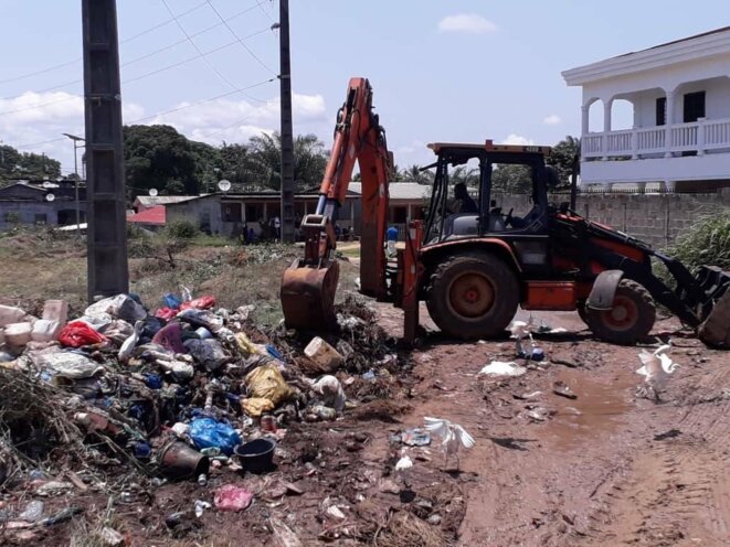 Quartier Ozougué, 5e arrondissement de Libreville-Travaux Quartier Ozougué, 5e arrondissement de Libreville-Travaux
