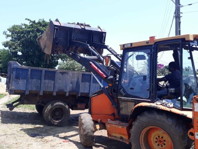 Quartier Ozougué, 5e arrondissement de Libreville-Travaux Quartier Ozougué, 5e arrondissement de Libreville-Travaux