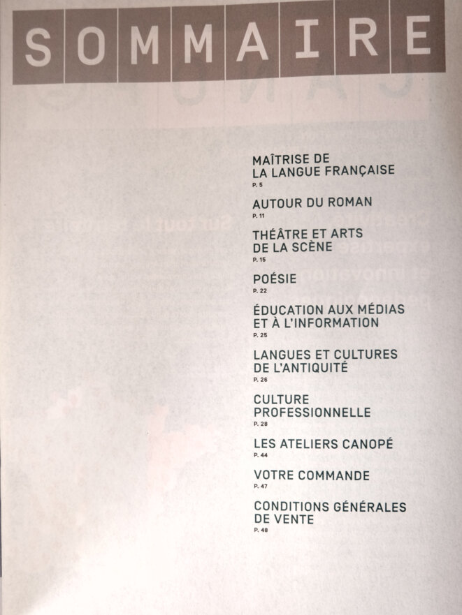 sommaire sommaire
