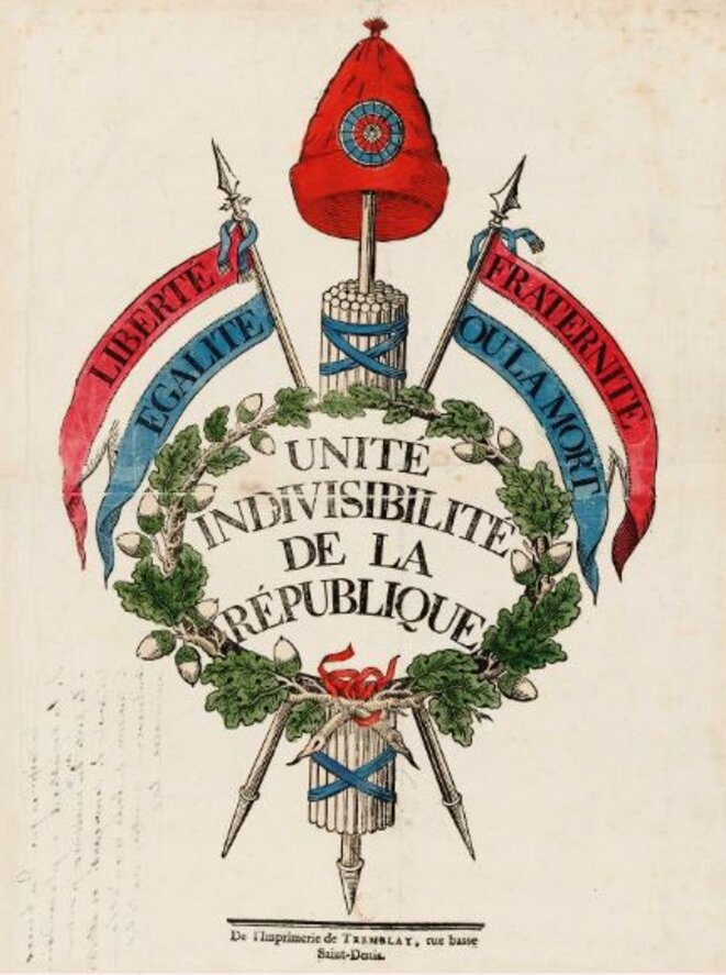 Unité indivisibilité de la République © BNF Unité indivisibilité de la République © BNF