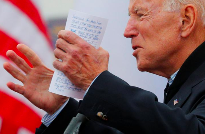 Joe Biden, le 18 avril 2019 à Boston, lors d'une manifestation de soutien à des grévistes. Biden, 76 ans, est candidat à la Maison Blanche pour la troisième fois. © Reuters Joe Biden, le 18 avril 2019 à Boston, lors d'une manifestation de soutien à des grévistes. Biden, 76 ans, est candidat à la Maison Blanche pour la troisième fois. © Reuters