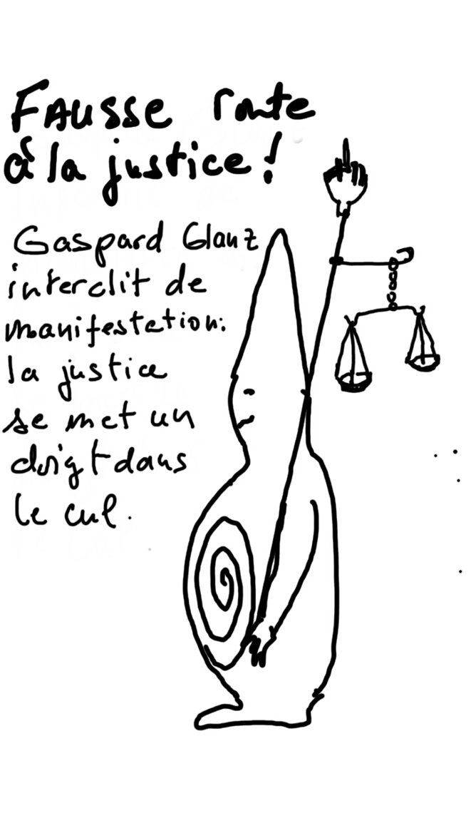 Gaspard Glanz interdit de manifestation Gaspard Glanz interdit de manifestation