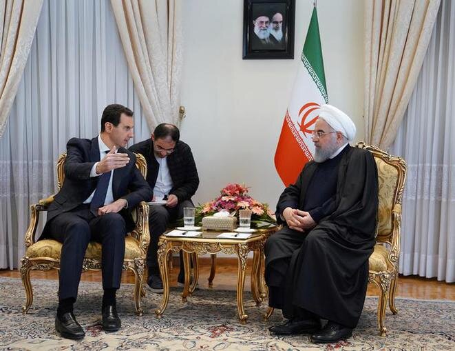 Bachar al-Assad y Hassan Rohani, en Téhéran, el 25 de febrero de 2019. © Reuters Bachar al-Assad y Hassan Rohani, en Téhéran, el 25 de febrero de 2019. © Reuters