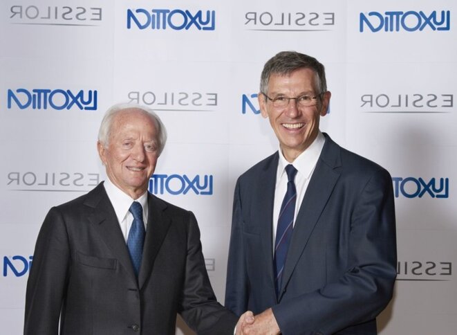 essilor-luxottica-hubert-sagnieres-leonardo-del-vecchio