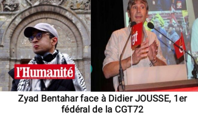 Zyad BENTAHAR face à Didier JOUSSE © Mb Zyad BENTAHAR face à Didier JOUSSE © Mb
