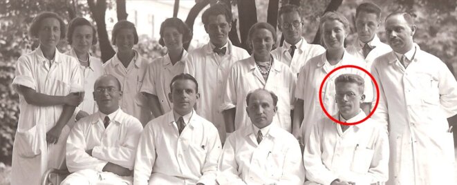 Hans Asperger dans son service Hans Asperger dans son service