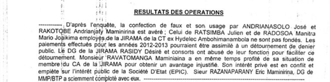 Accusation implacable, on se demande pourquoi n'y avait-il eu ni arrestation ni mandat de dépôt, un procureur avait étouffé l'affaire en se faisant corrompre. Ce gouvernement de A.RAJOELINA est truffé de personnages corrompus, n'avions-nous pas parlé du dossier de financement fonds subsahariens? On pourra creuser un peu plus le dossier FLAMCO, pour en sortir des noms des personnages qui orbitent autour de A.Rajoelina. Accusation implacable, on se demande pourquoi n'y avait-il eu ni arrestation ni mandat de dépôt, un procureur avait étouffé l'affaire en se faisant corrompre. Ce gouvernement de A.RAJOELINA est truffé de personnages corrompus, n'avions-nous pas parlé du dossier de financement fonds subsahariens? On pourra creuser un peu plus le dossier FLAMCO, pour en sortir des noms des personnages qui orbitent autour de A.Rajoelina.