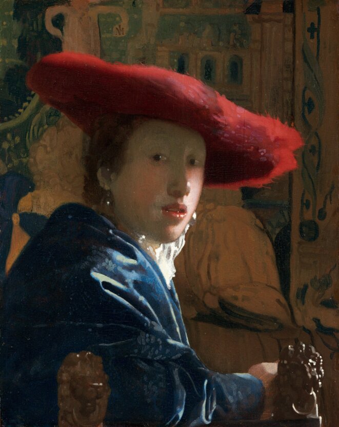 "Jeune fille au chapeau rouge" "Jeune fille au chapeau rouge"