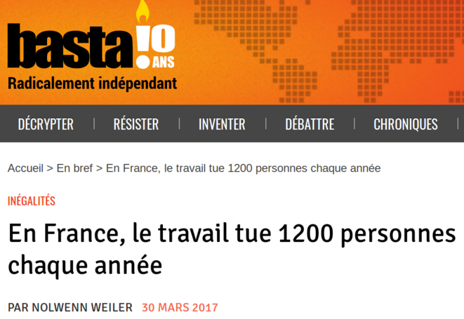 https://www.bastamag.net/En-France-le-travail-tue-2000-personnes-chaque-annee https://www.bastamag.net/En-France-le-travail-tue-2000-personnes-chaque-annee