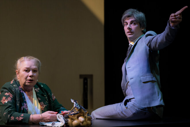 Scène de "Départ volontaure" © Jean-Louis Fernandez Scène de "Départ volontaure" © Jean-Louis Fernandez