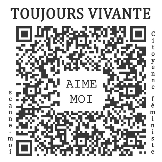 QR CODE contre les violences conjugales © Citoyenne Féministe QR CODE contre les violences conjugales © Citoyenne Féministe
