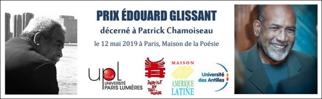 Prix Édouard Glissant décerné à Patrick Chamoiseau le 12 mai 2019