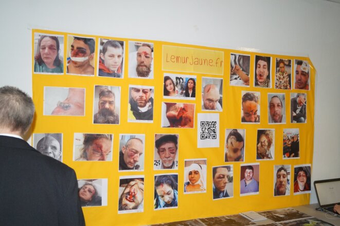 Mur des bléssés, © Collectif article 35 dh Mur des bléssés, © Collectif article 35 dh