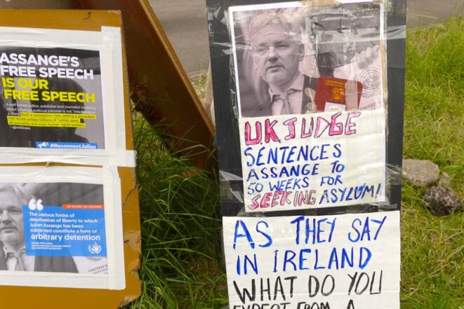 Belmarsh, 2 mai 2019. © @L.Assange.E&M Belmarsh, 2 mai 2019. © @L.Assange.E&M