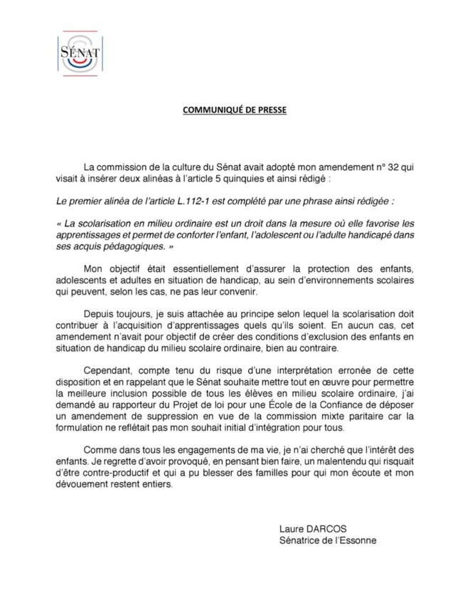 Mise au point sur l'école inclusive - Darcos © https://twitter.com/LDarcos/status/1131104211381489664?s=04&fbclid=IwAR32hbR6jcs7A1Zg4qKU-znsqH8vL3iM_K-gsmLbHhr3dJvXyTh9iDvkqss Mise au point sur l'école inclusive - Darcos © https://twitter.com/LDarcos/status/1131104211381489664?s=04&fbclid=IwAR32hbR6jcs7A1Zg4qKU-znsqH8vL3iM_K-gsmLbHhr3dJvXyTh9iDvkqss