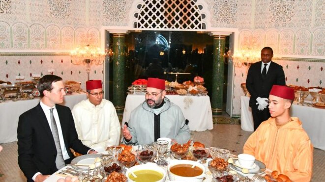 Jared Kushner à l'iftar de Mohammed VI Jared Kushner à l'iftar de Mohammed VI
