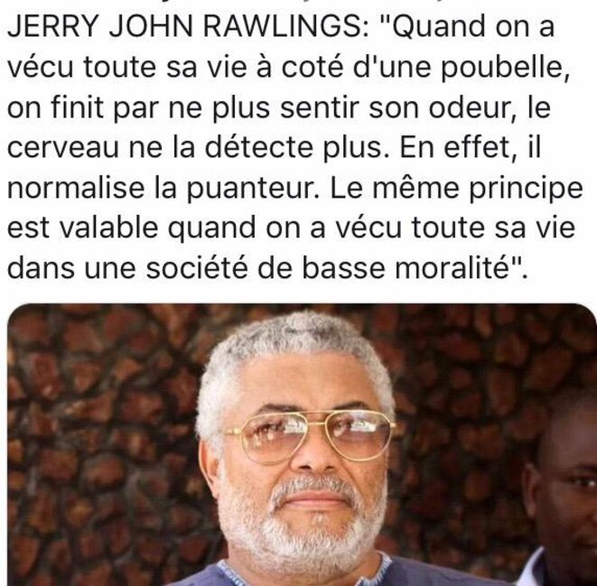 Afrique Congo Citation Du President Jerry John Rawlings Le Club