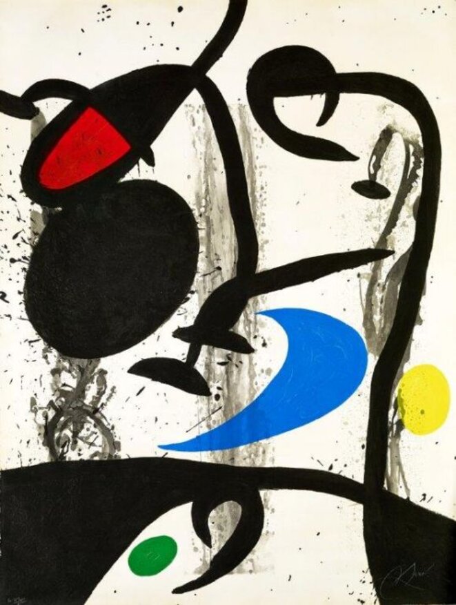 Joan Miró « Au-delà de la peinture » à St Paul de Vence.