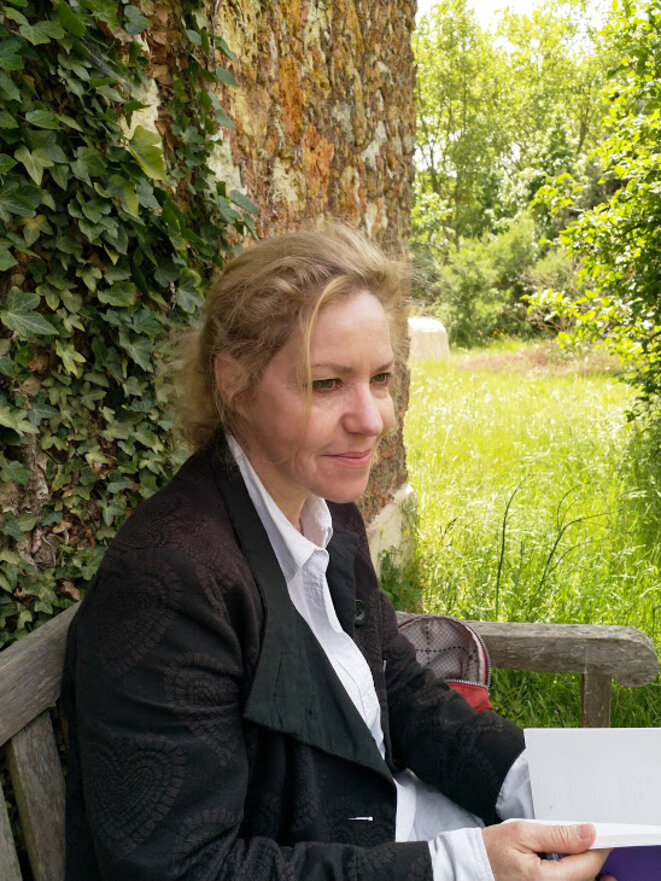 Sophie Loizeau, parc du domaine de Mme Élisabeth à Versailles, 29 mai 2019. © P. B.