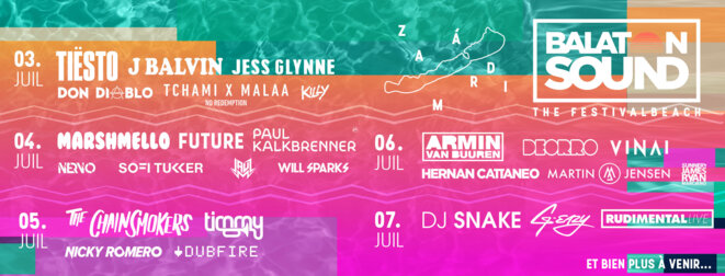 Line Up Balaton 2019 © Balaton Line Up Balaton 2019 © Balaton