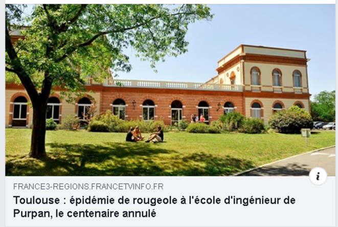 Capture d'écran du site de France 3 Occitanie, 5 juin 2019