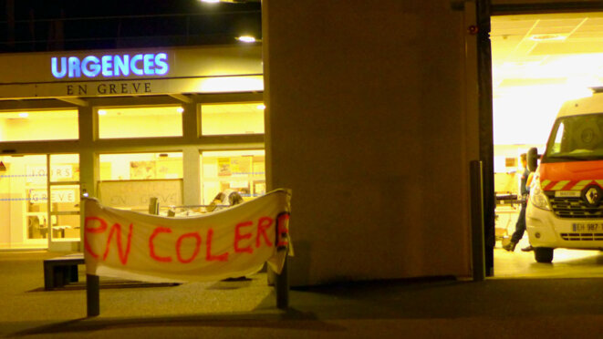 Mâcon. Urgences, Colère. © BB Libre_usage Mâcon. Urgences, Colère. © BB Libre_usage